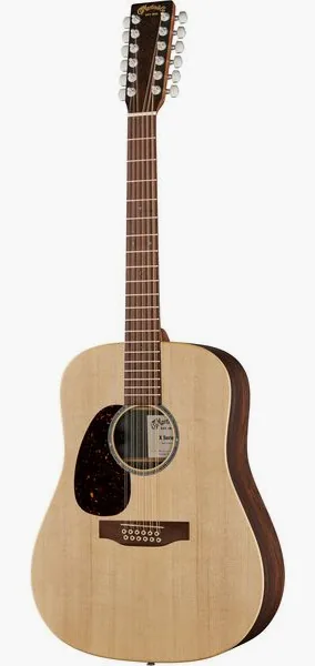 Martin Guitar D-X2E 12-String Rosewood LH vooraanzicht