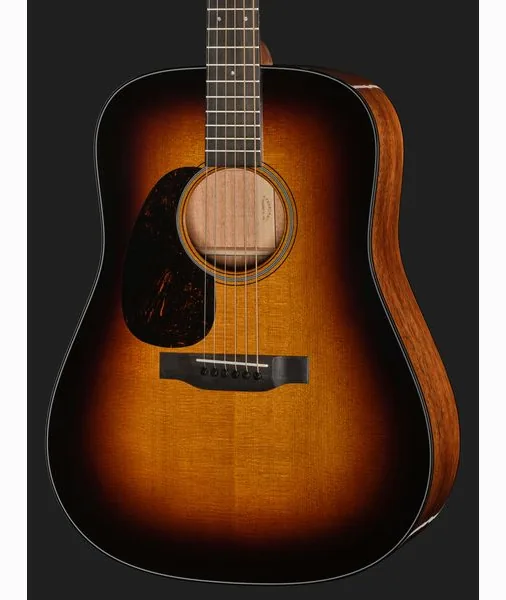 Martin Guitar D18 Sunburst LH detail 4