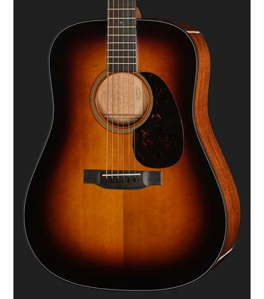 Martin Guitar D18 Sunburst detail 4