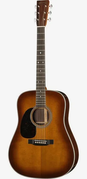 Martin Guitar D28 Ambertone LH vooraanzicht