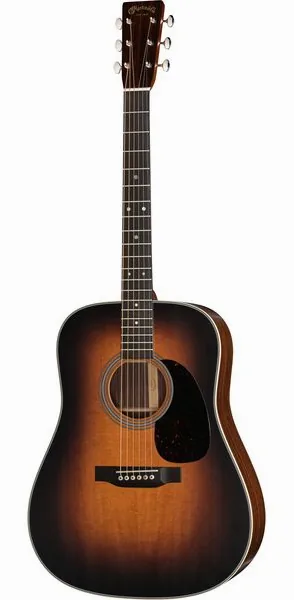 Martin Guitar D28 Satin 1935 Burst vooraanzicht