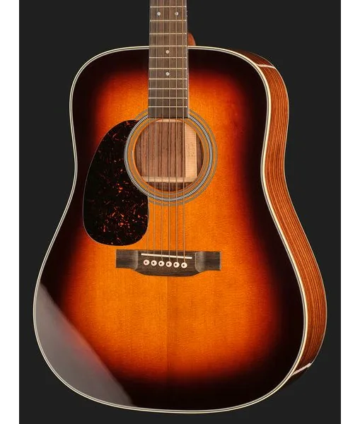 Martin Guitar D28 Sunburst LH detail 4