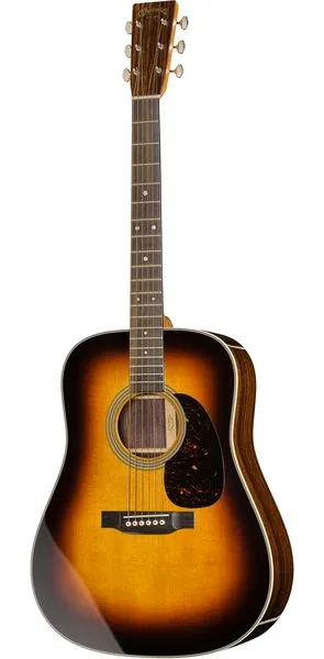 Martin Guitar D28 Sunburst vooraanzicht