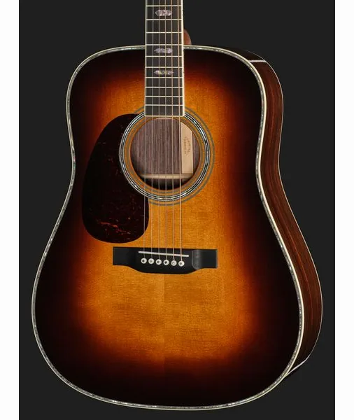 Martin Guitar D41 Sunburst LH detail 4
