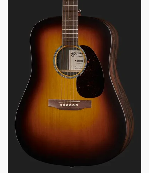Martin Guitar DX2E Ziricote Burst detail 4