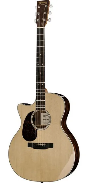 Martin Guitar GPC-13EL-01 Ziricote LH vooraanzicht