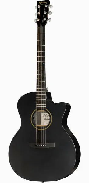Martin Guitar GPC-X1E Black vooraanzicht