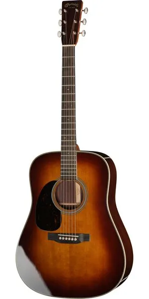 Martin Guitar HD28 Ambertone LH vooraanzicht