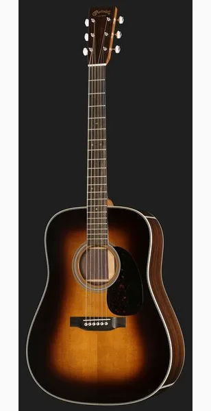 Martin Guitar HD28 Sunburst detail 2