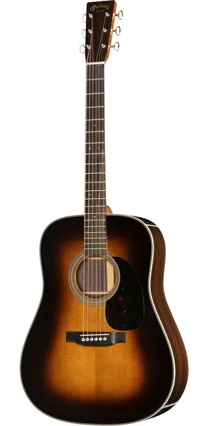 Martin Guitar HD28 Sunburst vooraanzicht