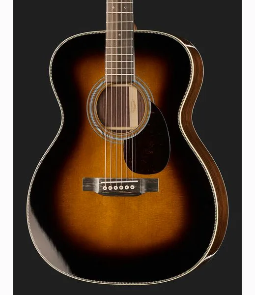 Martin Guitar OM-28 Sunburst detail 4