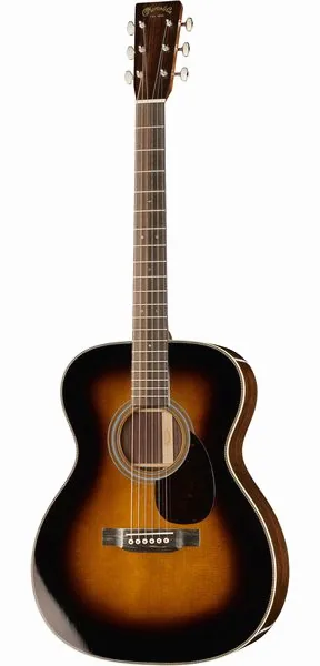 Martin Guitar OM-28 Sunburst vooraanzicht