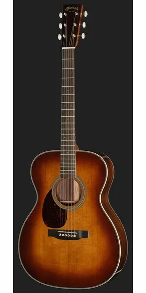 Martin Guitar OM28 Ambertone LH detail 2