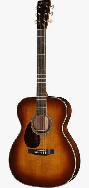 Martin Guitar OM28 Ambertone LH vooraanzicht
