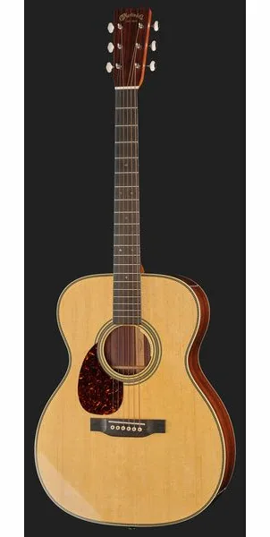 Martin Guitar OM28E LRB LH detail 2