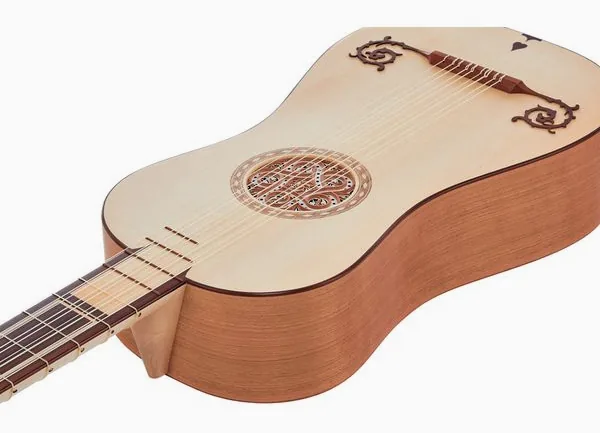 Scala Vilagio T.H. Baroque Guitar Stradivari detail 4