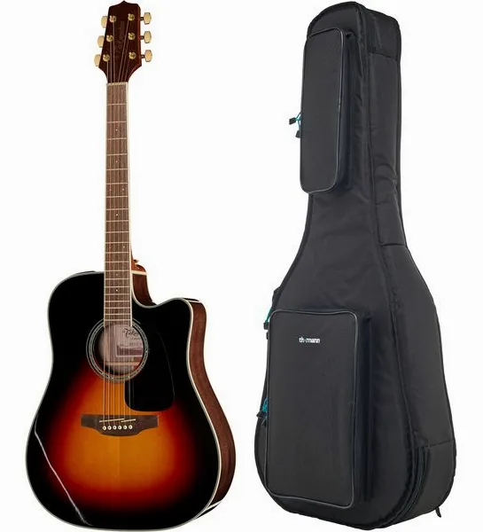 Takamine GD51CE-BSB W/Bag vooraanzicht