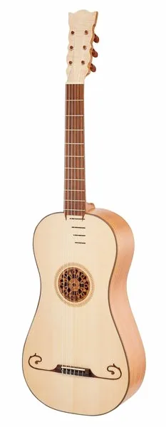 Thomann Baroque Guitar 6-Strings WP vooraanzicht