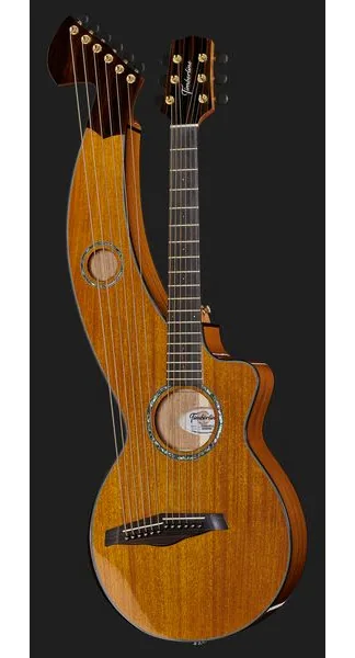 Timberline Guitars T30HGpc-e Harp Guitar detail 2