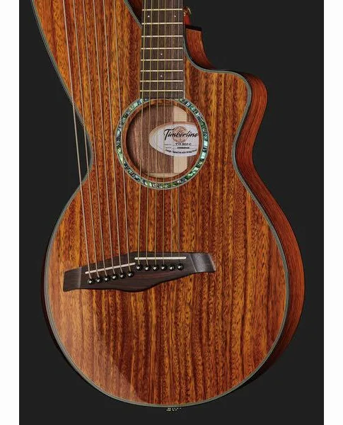 Timberline Guitars T70HGpc-e Harp Guitar detail 4